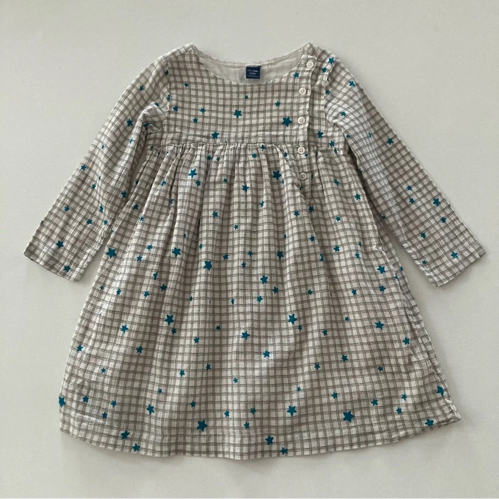 Gap 4T Toddler Girl Dress Long Sleeve